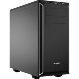be quiet! Pure Base 600 Midi Tower Nero, Argento, Chassis Tower Nero/Argento, Midi Tower, PC, Nero, Argento, ATX, micro ATX, Mini-ITX, ABS sintetico, Acciaio, Gaming