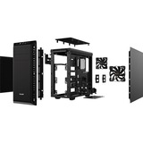 be quiet! Pure Base 600 Midi Tower Nero, Chassis Tower Nero, Midi Tower, PC, Nero, ATX, micro ATX, Mini-ITX, Acciaio, Gaming