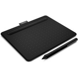 Wacom Intuos S tavoletta grafica Nero 2540 lpi (linee per pollice) 152 x 95 mm USB Nero, Cablato, 2540 lpi (linee per pollice), 152 x 95 mm, USB, 7 mm, Penna