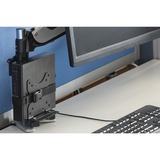 Digitus Sostegno multifunzionale Mini Desktop PC, Supporto Nero, Morsa, 5 kg, 75 x 75 mm, 100 x 100 mm, Nero