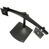 Ergotron DS Series DS100 Dual Monitor Desk Stand, Horizontal 61 cm (24") Nero Scrivania, Supporto per pavimento Nero, Horizontal, 14 kg, 61 cm (24"), 75 x 75 mm, 100 x 100 mm, Nero