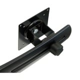 Ergotron DS Series DS100 Dual Monitor Desk Stand, Horizontal 61 cm (24") Nero Scrivania, Supporto per pavimento Nero, Horizontal, 14 kg, 61 cm (24"), 75 x 75 mm, 100 x 100 mm, Nero