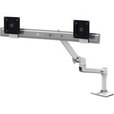 Ergotron LX Series Desk Dual Direct Arm 63,5 cm (25") Bianco Scrivania, Base per monitor bianco, Libera installazione, 9,9 kg, 63,5 cm (25"), 100 x 100 mm, Regolazione altezza, Bianco