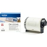 Brother DK-22246 nastro per etichettatrice Nero su bianco Nero su bianco, DK, Nero, Bianco, Termica diretta, Cina, 5 anno/i