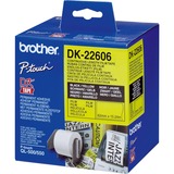 Brother DK-22606 nastro per etichettatrice Nero su giallo, Nastro di scrittura Nero su giallo, DK, Nero, Giallo, Termica diretta, Cina, 5 anno/i