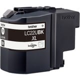 Brother LC22UBK cartuccia d'inchiostro 1 pz Originale Resa elevata (XL) Nero Resa elevata (XL), Nero, Inchiostro a base di pigmento, 1 pz, 2400 pagine, Confezione singola
