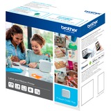 Brother PT-P710BTH stampante per etichette (CD) Trasferimento termico 180 x 360 DPI 20 mm/s Con cavo e senza cavo TZe Bluetooth bianco, TZe, Trasferimento termico, 180 x 360 DPI, 20 mm/s, Con cavo e senza cavo, Nero