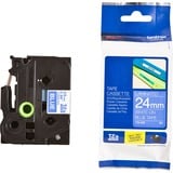 Brother TZE-555 nastro per etichettatrice Bianco su blu, Nastro di scrittura Bianco su blu, TZe, Trasferimento termico, Filippine, 5 anno/i, Brother