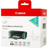 Canon Cartucce d'inchiostro Multipack PGI-72 PBK/GY/PM/PC/CO Resa standard, Grigio, Nero per foto, Ciano per foto, Magenta per foto, 5 pz, 430 pagine, 510 pagine, Confezione multipla