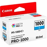Canon Cartuccia d'inchiostro ciano PFI-1000C Ciano, 80 ml, 5025 pagine