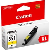 Canon Cartuccia d'inchiostro giallo a resa elevata CLI-551Y XL Resa elevata (XL), Giallo, Inchiostro a base di pigmento, 1 pz, 715 pagine, Vendita al dettaglio