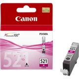 Canon Cartuccia d'inchiostro magenta CLI-521M Magenta, Inchiostro a base di pigmento, 1 pz, Vendita al dettaglio