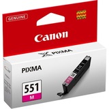 Canon Cartuccia d'inchiostro magenta CLI-551M Resa standard, Magenta per foto, Inchiostro colorato, 1 pz, 298 pagine, Vendita al dettaglio