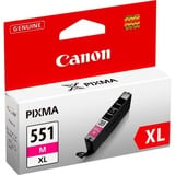 Canon Cartuccia d'inchiostro magenta a resa elevata CLI-551M XL Resa elevata (XL), Magenta per foto, Inchiostro colorato, 1 pz, 660 pagine, Confezione singola, Vendita al dettaglio
