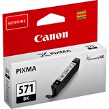 Canon Cartuccia d'inchiostro nero CLI-571BK Resa standard, Nero, Inchiostro a base di pigmento, 7 ml, 1 pz, 376 pagine