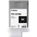 Canon PFI-107BK cartuccia d'inchiostro 1 pz Originale Nero Nero, Inchiostro a base di pigmento, 1 pz