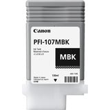 Canon PFI-107MBK cartuccia d'inchiostro 1 pz Originale Nero opaco Nero opaco, Inchiostro a base di pigmento, 1 pz