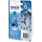 Epson Alarm clock Singlepack Cyan 27XL DURABrite Ultra Ink, Inchiostro Resa elevata (XL), Ciano, 10,4 ml, 1 pz, 1100 pagine