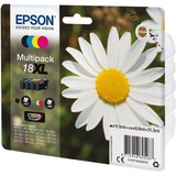 Epson Daisy Multipack Margherita 4 colori Inchiostri Claria Home 18XL, Inchiostro Resa elevata (XL), Nero, Ciano, Magenta, Giallo, 11,5 ml, 6,6 ml, 1 pz, 470 pagine