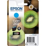 Epson Kiwi Singlepack Cyan 202 Claria Premium Ink, Inchiostro Resa standard, Ciano, 4,1 ml, 1 pz, 300 pagine