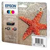 Epson Multipack 4-colours 603 Ink, Inchiostro Resa standard, Nero, Ciano, Magenta, Giallo, 3,4 ml, 2,4 ml, 1 pz, 150 pagine