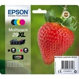Epson Strawberry Multipack Fragole 4 colori Inchiostri Claria Home 29XL, Inchiostro Resa elevata (XL), Nero, Ciano, Magenta, Giallo, 11,3 ml, 6,4 ml, 1 pz, 470 pagine