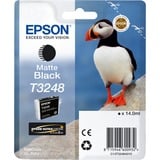 Epson T3248 Matte Black, Inchiostro Nero opaco, Inchiostro a base di pigmento, 14 ml, 1 pz, 650 pagine