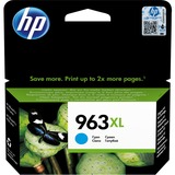HP Cartuccia di inchiostro ciano originale 963XL ad alta capacità Resa elevata (XL), Ciano, Inchiostro a base di pigmento, 22,77 ml, 1 pz, Confezione singola