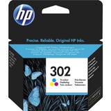 HP Cartuccia originale inchiostro tricromia 302 Standard, Ciano, Magenta, Giallo, Inchiostro colorato, 1 pz, 150 pagine, Confezione multipla