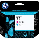 HP Testina di stampa magenta e ciano 72 Stampante serie HP DesignJet T610, Stampante serie T620, Stampante serie T770, Stampante serie..., Getto termico d'inchiostro, Ciano, Magenta, C9383A, Business, Singapore
