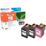 Peach PI300-803 cartuccia d'inchiostro 3 pz Resa standard Nero, Ciano, Magenta, Giallo Resa standard, Nero, Ciano, Magenta, Giallo, Inchiostro a base di pigmento, Inchiostro colorato, 4,5 ml, 4,5 ml