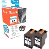 Peach PI300-805 cartuccia d'inchiostro 2 pz Compatibile Resa elevata (XL) Nero Resa elevata (XL), Nero, 11 ml, 2 pz, 530 pagine, Confezione multipla