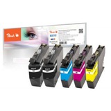 Peach PI500-267 cartuccia d'inchiostro 5 pz Compatibile Nero, Ciano, Magenta, Giallo Nero, Ciano, Magenta, Giallo, 8,6 ml, 12,9 ml, 5 pz, 850 pagine, Confezione multipla