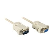 goobay 50224 cavo seriale Grigio 2 m DB-9, Cavo di prolunga grigio, Grigio, 2 m, DB-9, DB-9, Maschio, Femmina