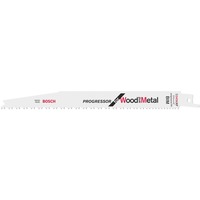 Bosch S 3456 XF Sabre saw blade Bimetallo 1pezzo(i), Lama per sega Sabre saw blade, Truciolare, Epossidico, Profilato, Lamina di metallo, Legno con chiodi, Bimetallo, 6 - 12, 2,1 mm, 4,3 mm
