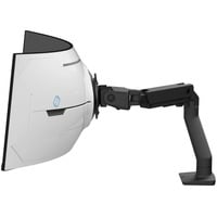 Ergotron Braccio per monitor HX con giunto VHD, supporto da tavolo, Base per monitor Nero (opaco)