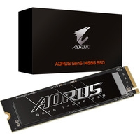 GIGABYTE AORUS Gen5 14000 SSD 2 TB M.2 PCI Express 5.0 NVMe 3D TLC NAND, Disco a stato solido Nero, 2 TB, M.2, 14500 MB/s