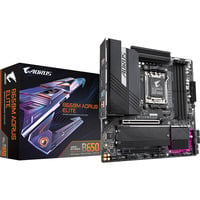 GIGABYTE B650M AORUS ELITE Scheda madre - Supporta CPU AMD Ryzen 9000, VRM a 12+2+2 fasi, fino a 8000 MHz DDR5, 1xPCIe 5.0 + 1xPCIe 4.0 M.2, LAN 2.5GbE, USB 3.2 Gen 2x2 Nero, VRM a 12+2+2 fasi, fino a 8000 MHz DDR5, 1xPCIe 5.0 + 1xPCIe 4.0 M.2, LAN 2.5GbE, USB 3.2 Gen 2x2, AMD, Socket AM5, AMD Ryzen 7000 Series, AMD Ryzen 8000 Series, AMD Ryzen 9000 Series, Socket AM5, DDR5-SDRAM, 256 GB