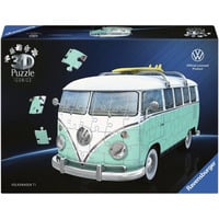 Ravensburger 3D Puzzle Iconics: Volkswagen T1 - Edizione Chrome 