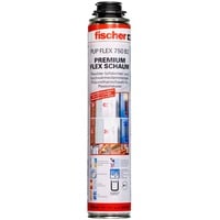 fischer Schiuma per pistola Premium Flex Schiuma PUP FLEX 750 B2, Sigillante crema/Bianco