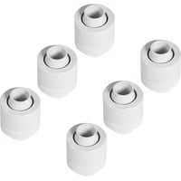 Alphacool Eiszapfen 13/10mm raccordo avvitabile G1/4 - White Sixpack, Connessione bianco