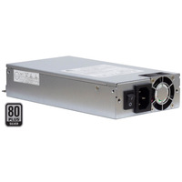 Inter-Tech ASPOWER U1A-C20500-D alimentatore per computer 500 W 20+4 pin ATX Acciaio inossidabile, Alimentatore PC grigio, 500 W, 115 - 230 V, 92%, Sovracorrente, Sovralimentazione, Sovraccarico, Surriscaldamento, Cortocircuito, 20+4 pin ATX, Server