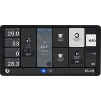 Shelly Wall Display X2i, Pannello di controllo argento