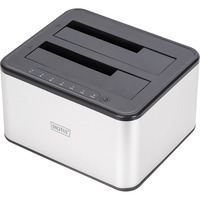 Digitus Docking station per HDD SATA doppio argento/Nero