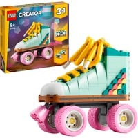 LEGO Creator 31148 3 in 1 Pattino a Rotelle Retrò Trasformabile in Mini Skateboard o Radio Giocattolo, Regalo Creativo da 8+, Giochi di costruzione Regalo Creativo da 8+, Set da costruzione, 8 anno/i, Plastica, 342 pz, 536 g