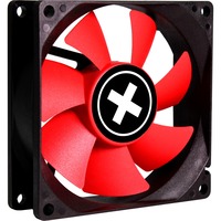 Xilence XPF80.R Case per computer Ventilatore 8 cm Nero, Rosso, Ventola Nero/Rosso, Ventilatore, 8 cm, 1500 Giri/min, 17 dB, 18,61 pdc/min, Nero, Rosso