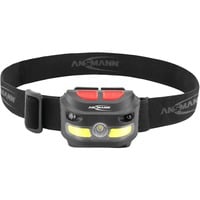 Ansmann Lampada frontale HD250RS, Luce LED Nero