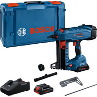 Bosch GNB 18V-40 Chiodatrice Batteria blu/Nero, Chiodatrice, Scomparto dritto, Nero, Blu, 1,3 cm, 4 cm, 96 dB