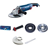Bosch GWS 24-230 JZ smerigliatrice angolare 23 cm 6500 Giri/min 2400 W 6 kg blu, 6500 Giri/min, 23 cm, AC, 6 kg