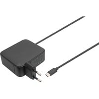Digitus Caricatore USB-C per notebook, 100 watt, GaN, Caricabatterie Nero